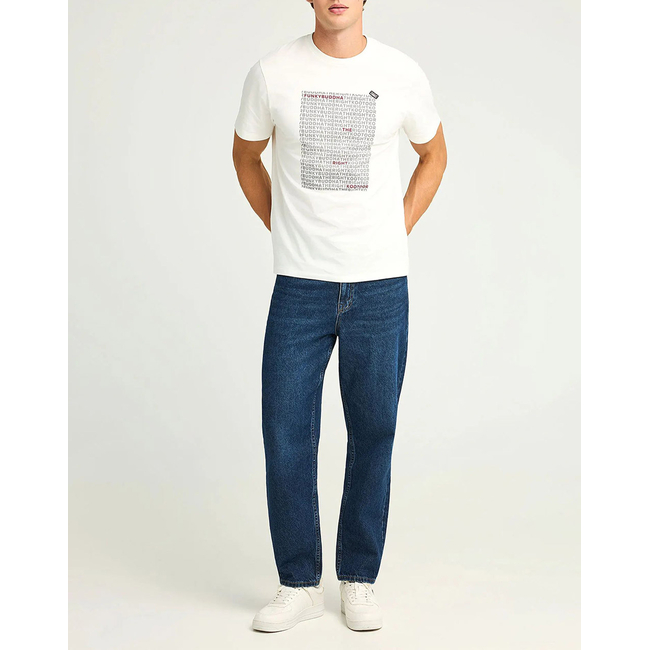 Product FUNKY BUDDHA Ανδρική Μπλούζα Με Κοντό Μανίκι Και Τύπωμα base image