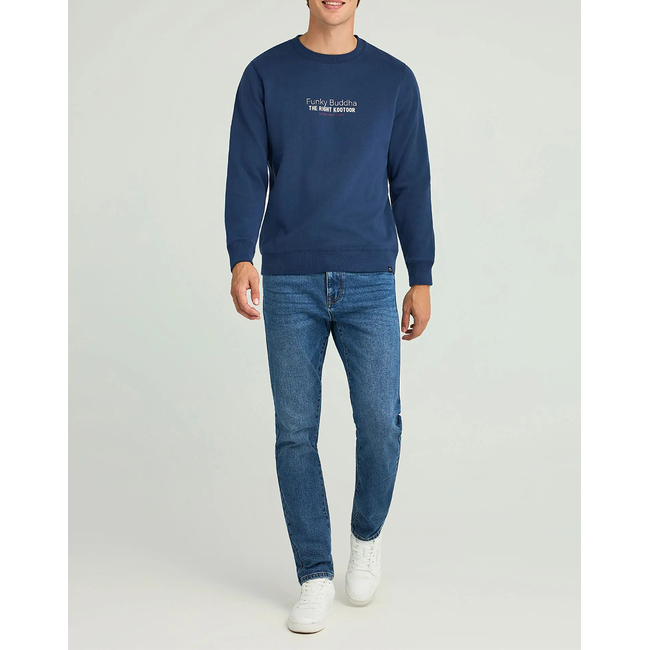 Product FUNKY BUDDHA Ανδρικό Φούτερ Με Λαιμόκοψη base image