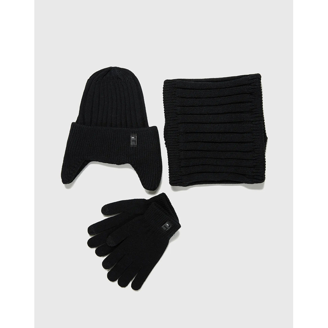 Product FUNKY BUDDHA Ανδρικό Σετ Κασκόλ Γαντια Σκούφος base image