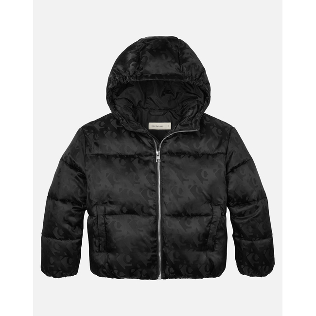 Product CALVIN KLEIN JEANS CK LOGO AOP PUFFER JACKET base image