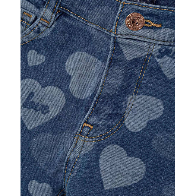 Product GUESS STR DENIM FLARE PANTS W/LASER KIDS GIRL base image