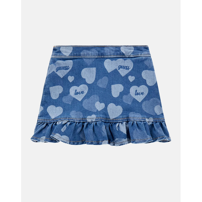 Product GUESS  STRETCH DENIM SKIRT W/LASER ΦΟΥΣΤΑ ΠΑΙΔΙΚΟ GIRL base image