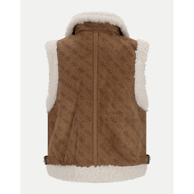 Product GUESS FAUX SUEDE SL VEST JACKET KIDS GIRL base image