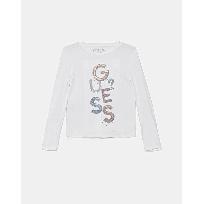 Product GUESS VISCOSE LS T-SHIRT KIDS GIRL base image