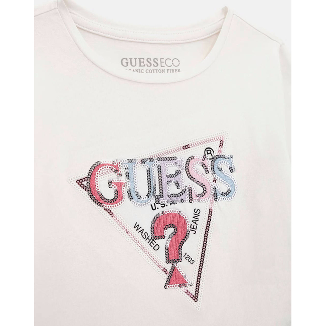 Product GUESS HIGH LOW LS T-SHIRT ΜΠΛΟΥΖΑ ΠΑΙΔΙΚΟ GIRL base image