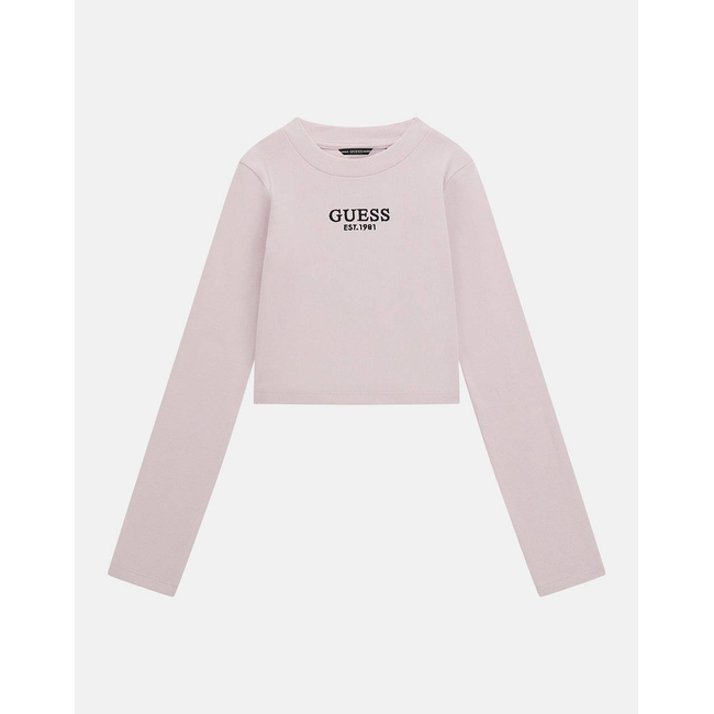 Product GUESS  STRETCH RIB LS T-SHIRT INDIA ΠΑΙΔΙΚΟ GIRL base image