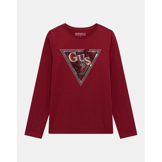 Product GUESS  LS T-SHIRT W/SEQUINS ΜΠΛΟΥΖΑ ΠΑΙΔΙΚΟ GIRL base image