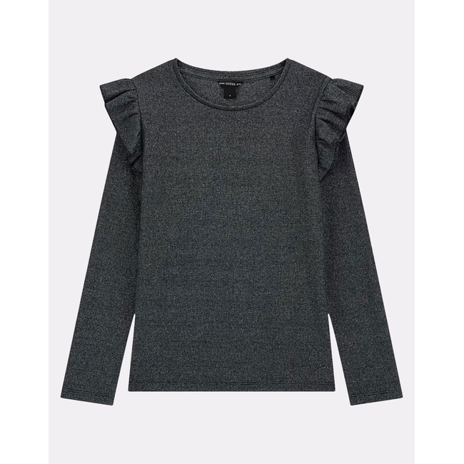 Product GUESS RIB LUREX LS T-SHIRT ΜΠΛΟΥΖΑ ΠΑΙΔΙΚΟ GIRL base image