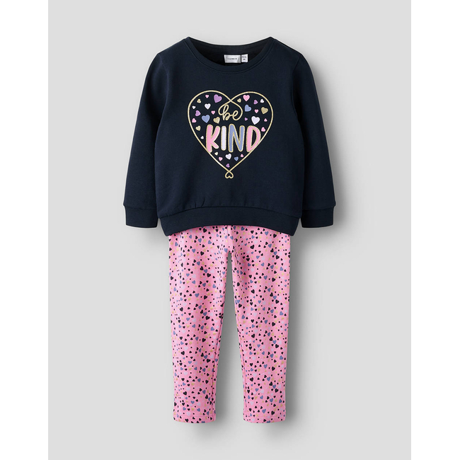 Product NAME IT NMFOLIANA SWEAT SET BRU base image