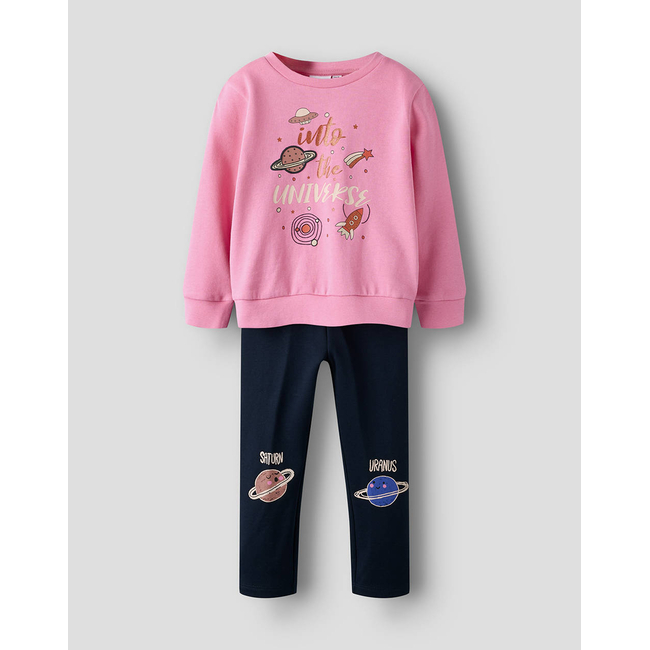 Product NAME IT NMFOLIANA SWEAT SET BRU base image