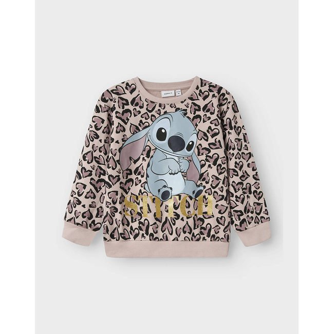 Product NAME IT NMFJANNI STITCH NREG SWEAT UNB WDI base image