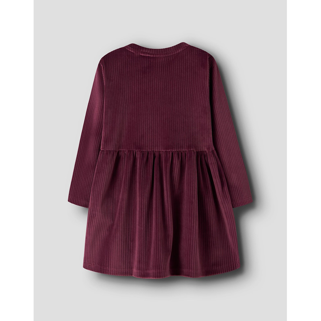 Product NAME IT NMFVELOA LS VELVET DRESS base image