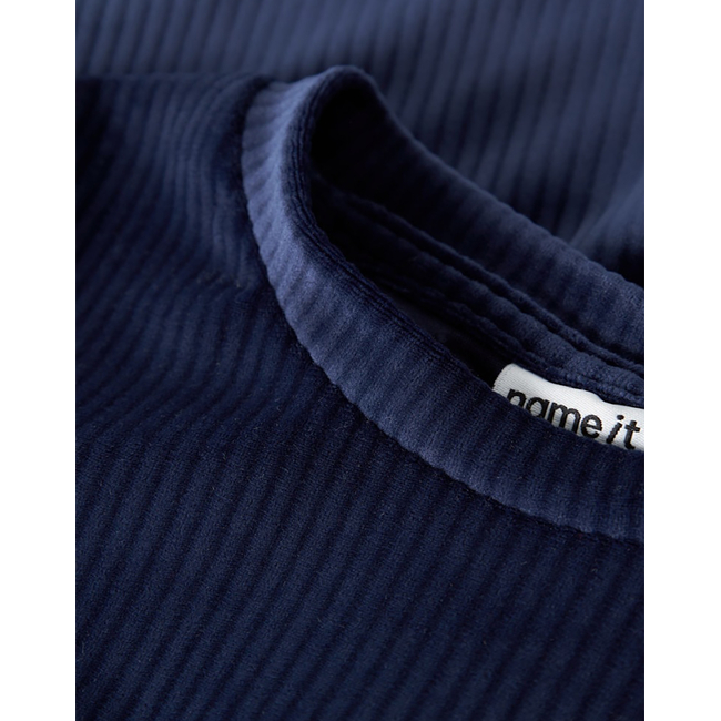 Product NAME IT NMFVELOA LS VELVET DRESS base image