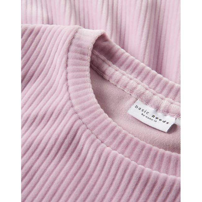 Product NAME IT NMFVELOA LS VELVET DRESS base image