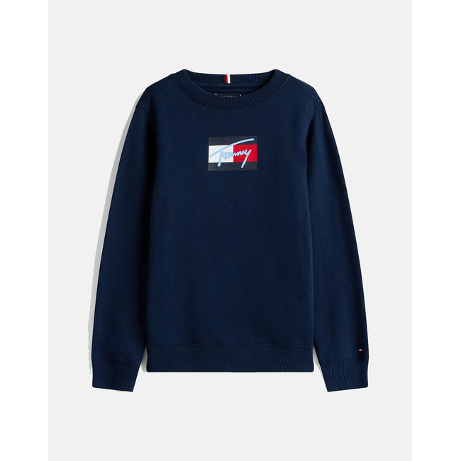 Product TOMMY HILFIGER TOMMY SCRIPT FLAG SWEATSHIRT base image