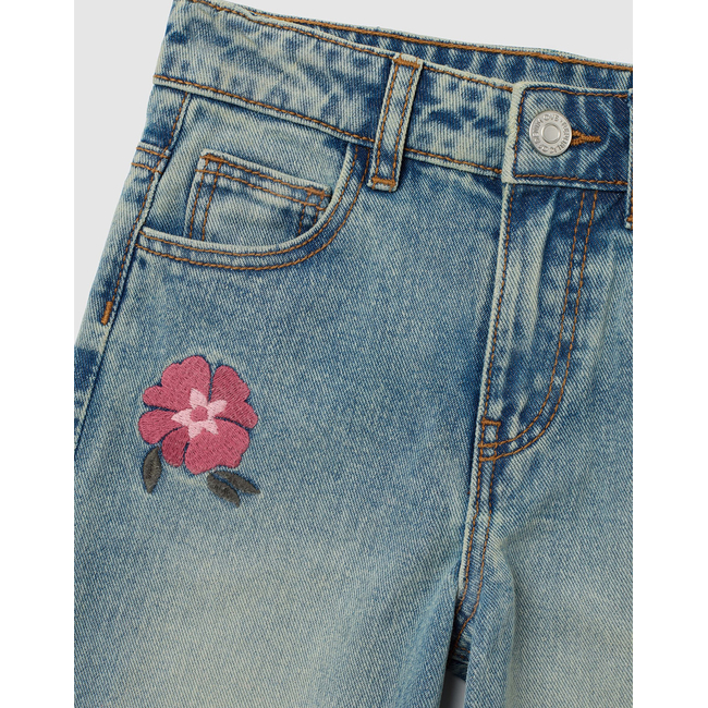Product OVS DENIM W/EMBRO FLOWERS base image