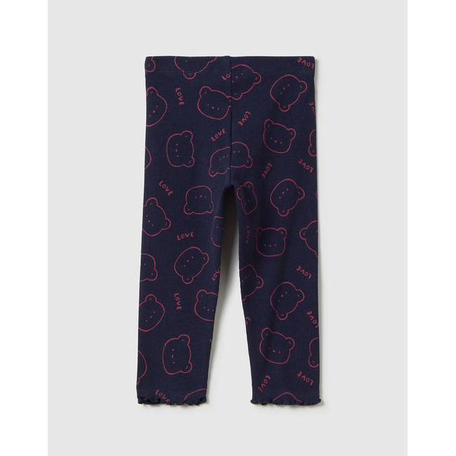 Product OVS LEGGINGS AOP RIB -BCI base image