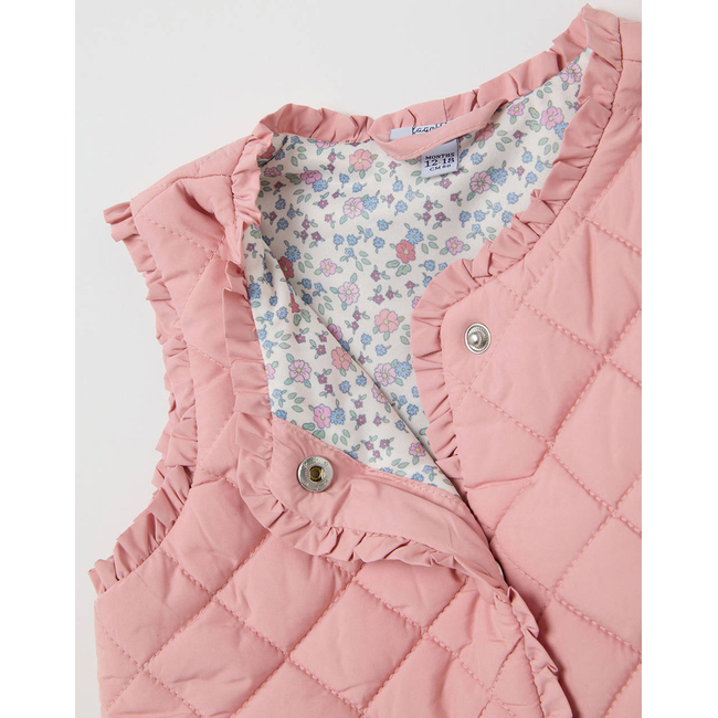 Product OVS QUILTED GILET W/RUFFLE base image
