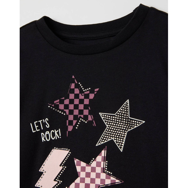 Product OVS TSH LS PRINT4-5COL STRASS base image