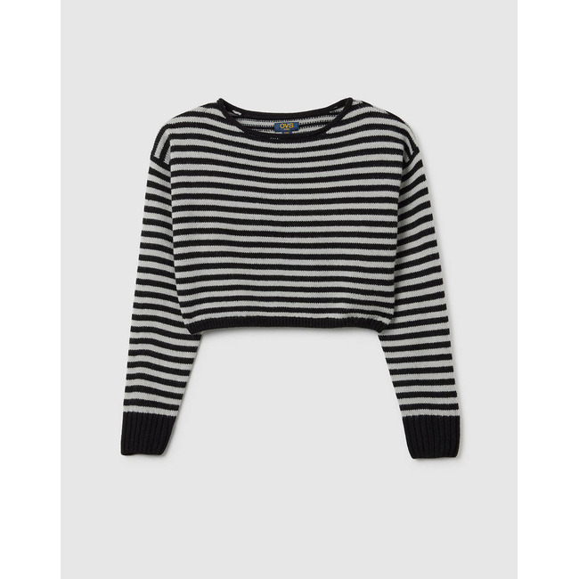Product OVS CROP JUMPER STRIPES base image