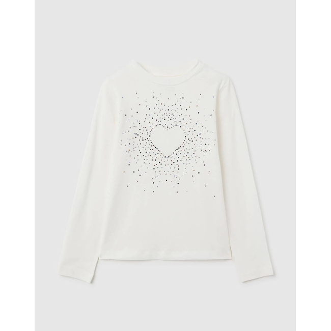 Product OVS T-SHIRT L/S W/STRASS base image