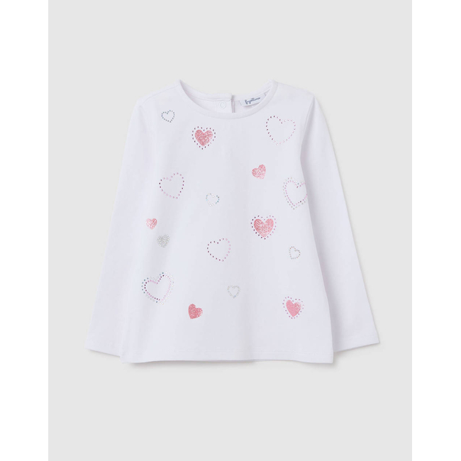 Product OVS T-SHIRT L/S W/HEARTS base image