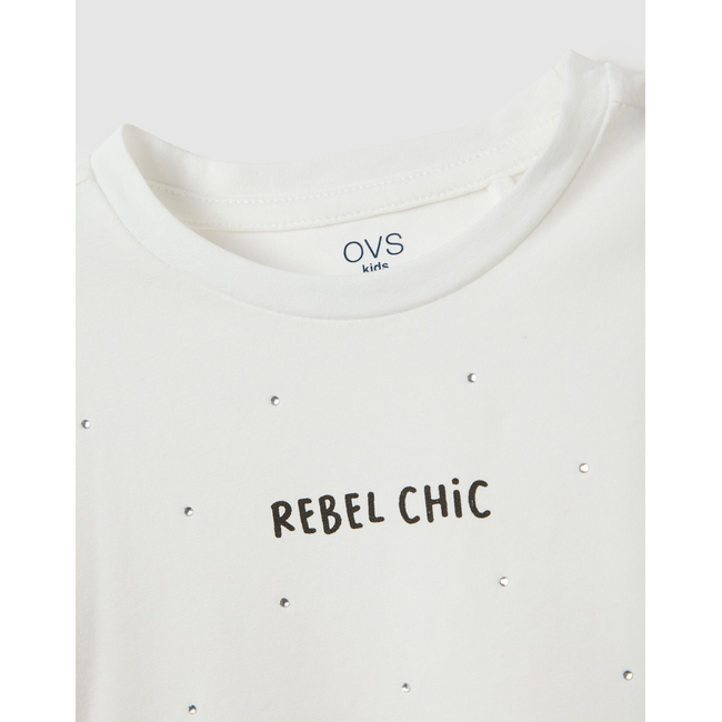 Product OVS T-SHIRT LS W/STRASS base image