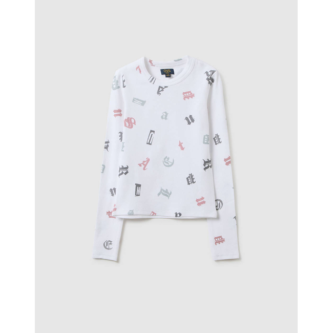 Product OVS T-SHIRT L/S AOP 2/3 COL. base image