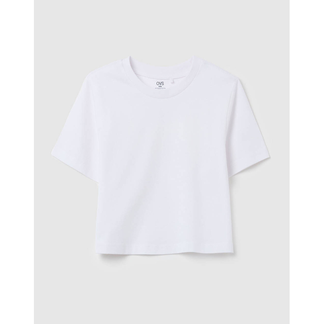 Product OVS T-SHIRT S/S CROP base image