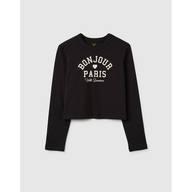 Product OVS T-SHIRT L/S PRINT 4/5 base image