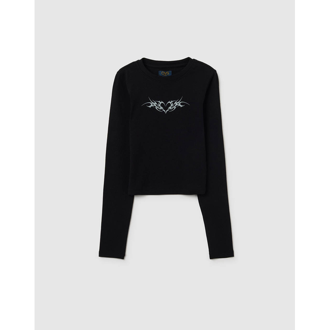 Product OVS T-SHIRT L/S PRINT 1 COL. base image