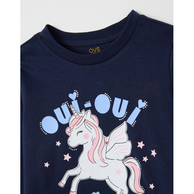 Product OVS TSH LS PRINT4-5COL STRASS base image