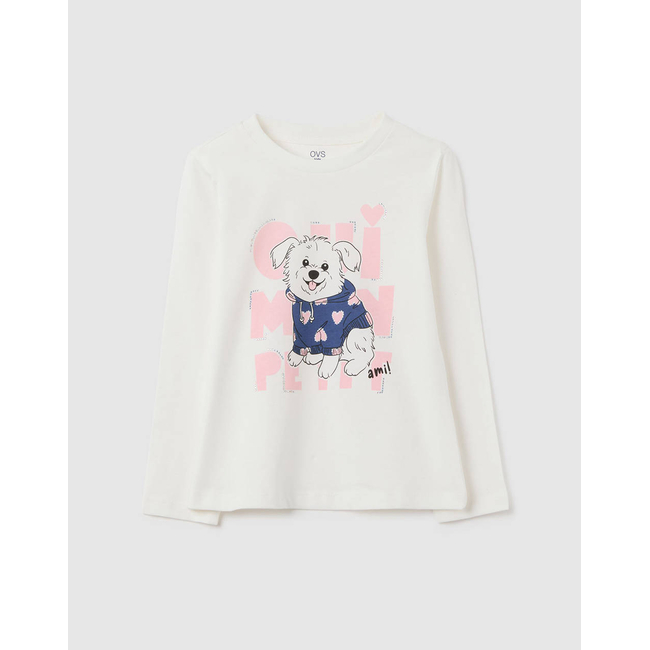 Product OVS TSH LS PRINT4-5COL STRASS base image