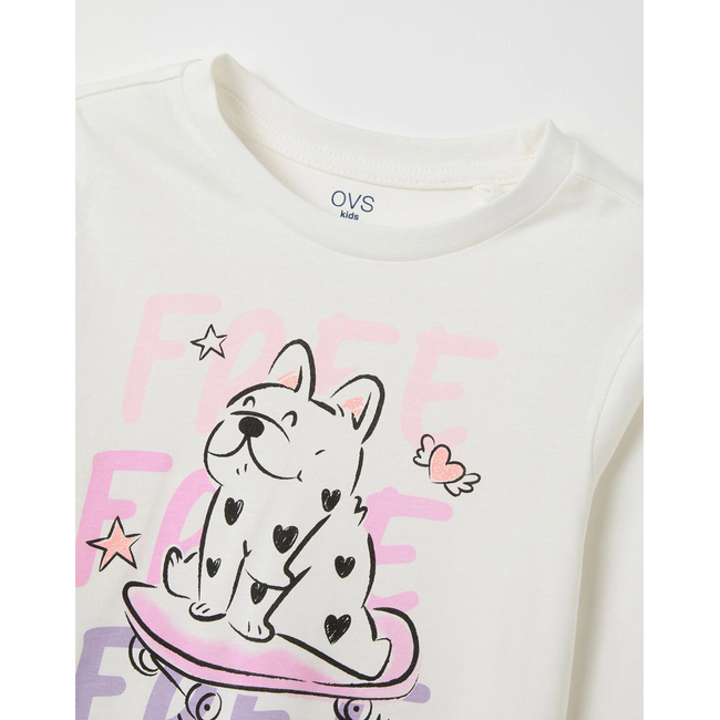 Product OVS T-SHIRT 4/5 COL+GLITTER base image