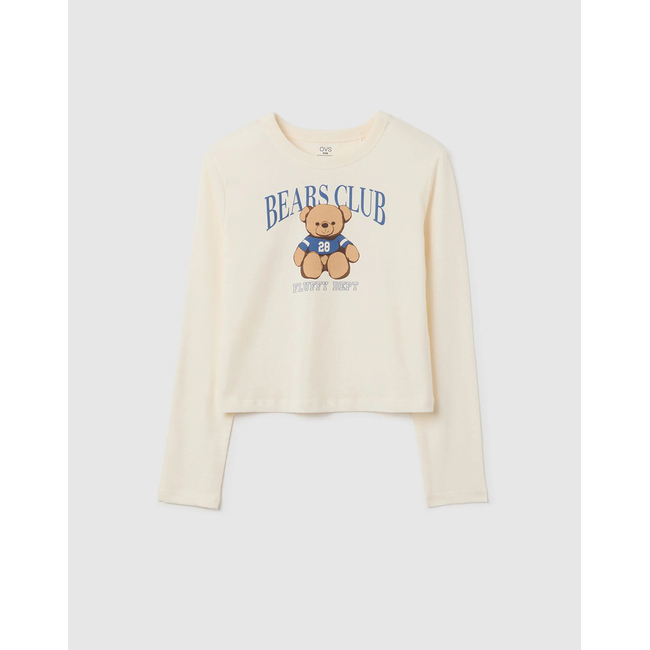 Product OVS T-SHIRT L/S PRINT 4/5 base image