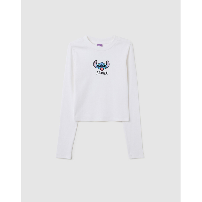 Product OVS TSH L/S RIB STITCH base image