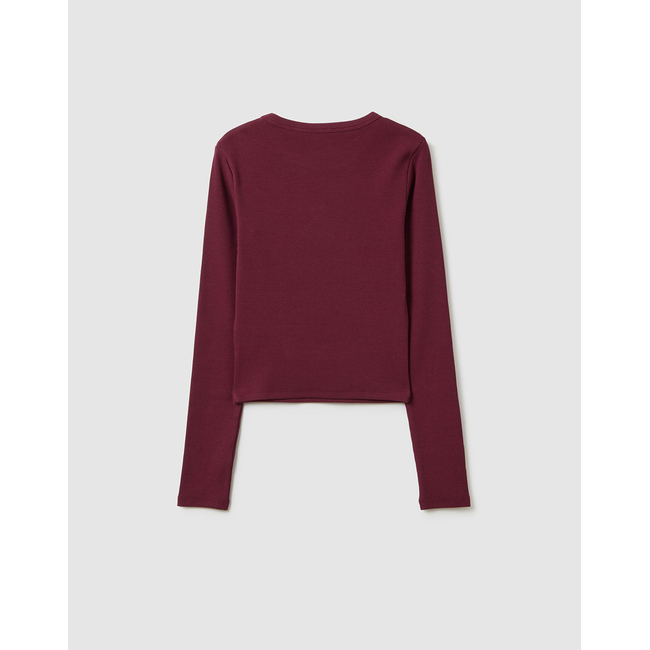 Product OVS T-SHIRT RIB W/EMBRO base image