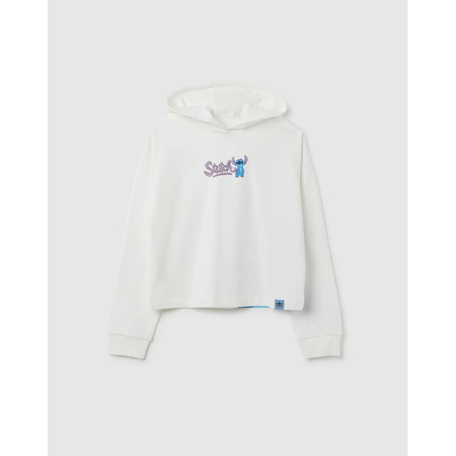 Product OVS HOODIE CROP STITCH base image