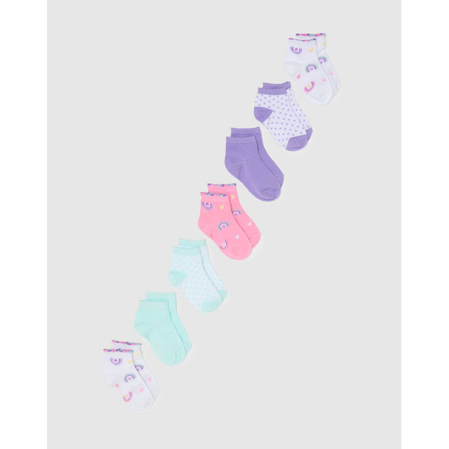 Product OVS PK 7 ANKLE SOCKS 3-10 base image