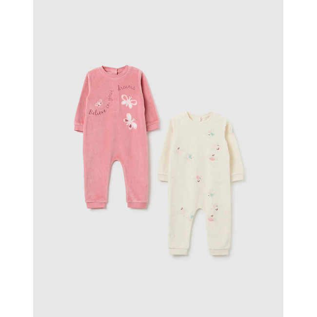 Product OVS PK 2 ROMPER VELOUR GIRL base image