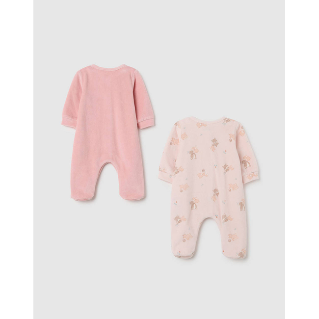 Product OVS PK2 ROMPER VELOUR GIRL base image