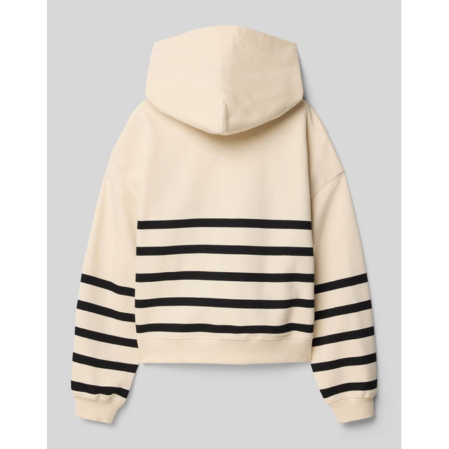 Product CALVIN KLEIN JEANS CK LOGO BOXY FIT STRIPES HOODIE base image