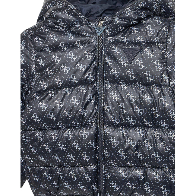Product GUESS PADDED HOODED LS JACKET W/ZIP KIDS BOY base image