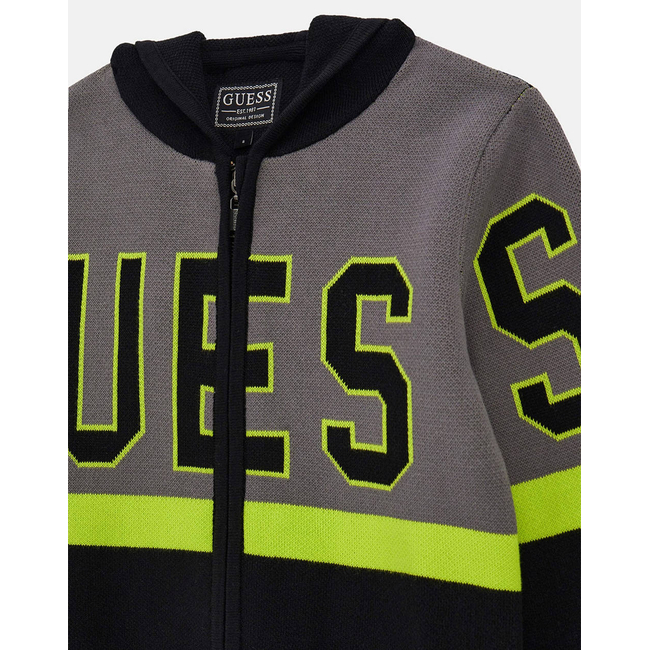 Product GUESS  HOODED LS SWEATER W/ZIP ΠΛΕΚΤΟ ΠΑΙΔΙΚΟ BOY base image