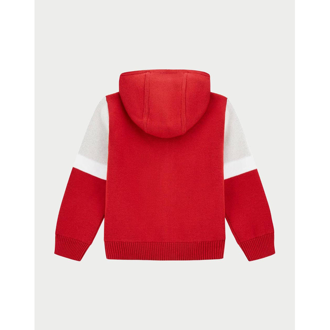 Product GUESS HOODED LS SWEATER W/ZIP KNITTED KIDS BOY base image