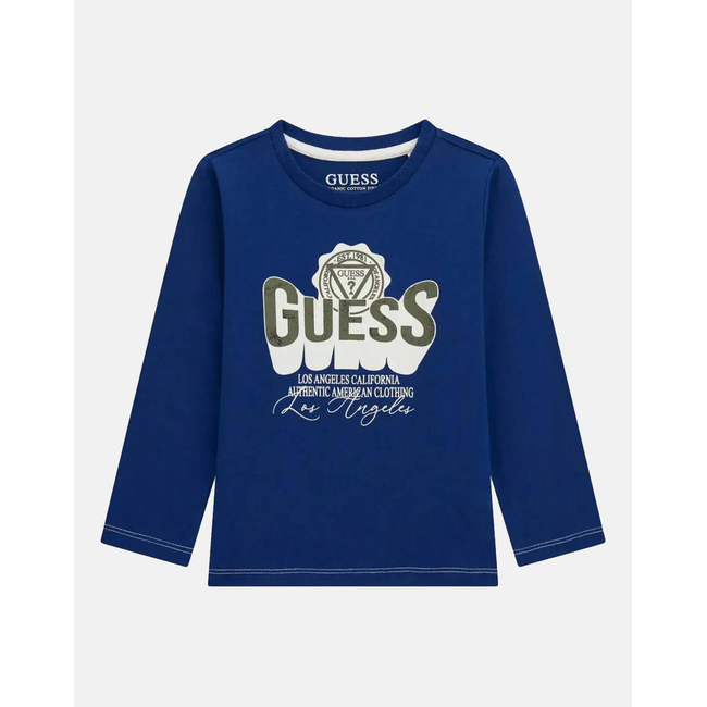 Product GUESS  SS T-SHIRT ΜΠΛΟΥΖΑ ΠΑΙΔΙΚΟ BOY base image
