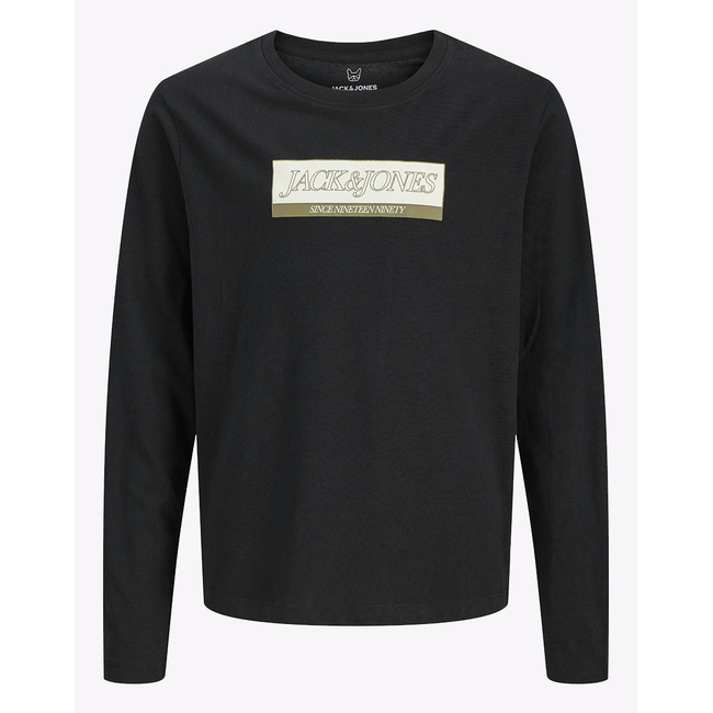 Product JACK&JONES JORINWOOD BLOCK BRANDING TEE LS CN JNR base image