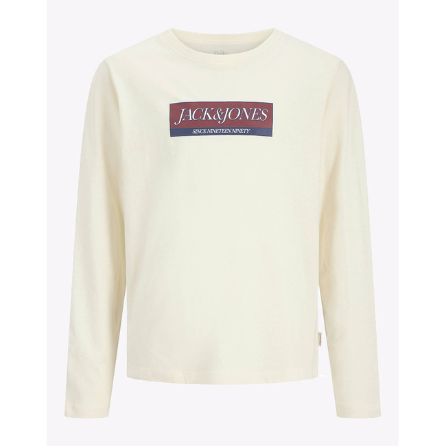 Product JACK&JONES JORINWOOD BLOCK BRANDING TEE LS CN JNR base image