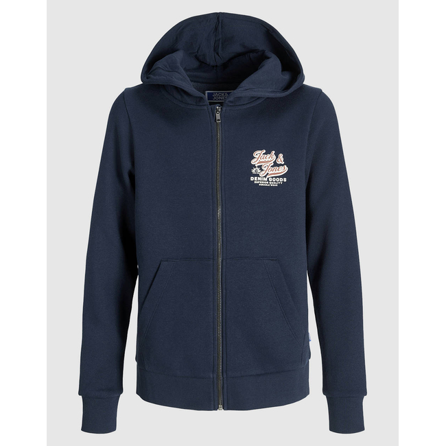 Product JACK&JONES JJELOGO SWEAT ZIPHOOD 2COL NOOS JNR base image