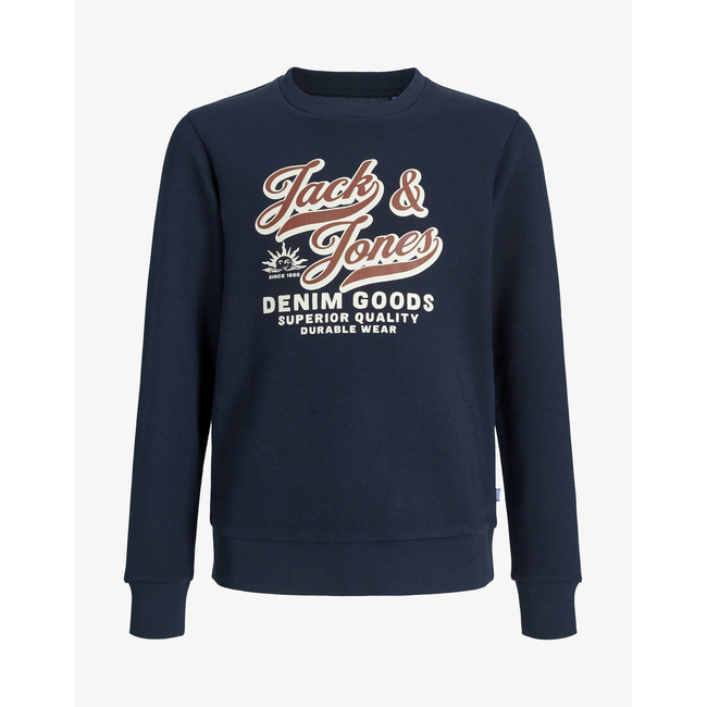 Product JACK&JONES JJELOGO SWEAT CREW 2 COL 25/26 NOOS JNR base image